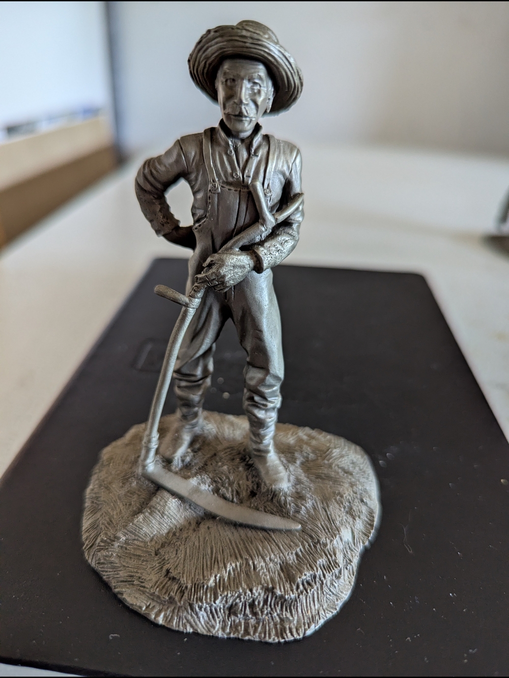 Vintage Franklin Mint People Of Canada Pewter Wheat Farmer Collectible Figurine